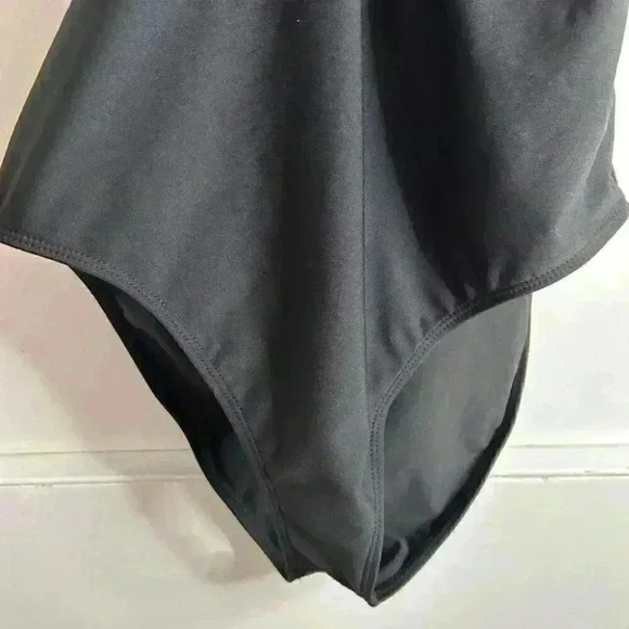 Black Volcom One Piece Bathing Suit in Black Size Medium - Picture 7 of 9